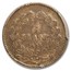 1844-W Kingdom of France AR 1/4 Franc Louis-Philippe AU-58 PCGS