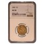 1845 $5 Liberty Gold Half Eagle AU-58 NGC