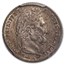 1845-B Kingdom of France AR 1/4 Franc Louis-Philippe MS-63 PCGS