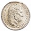 1845-B Kingdom of France AR 25 Centimes Louis-Philippe MS-63 PCGS