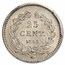 1845-B Kingdom of France AR 25 Centimes Louis-Philippe MS-63 PCGS