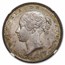 1845 Great Britain Silver Half Crown Victoria MS-63 NGC