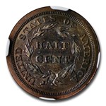 1845 Half Cent PF-66 NGC CAC (Brown, Restrike B-3)
