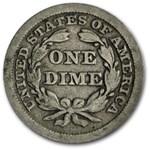 1845 Liberty Seated Dime Fine