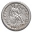 1845 Liberty Seated Dime VF-20 PCGS (S.S. Central America)
