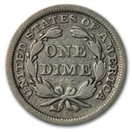 1845 Liberty Seated Dime VG
