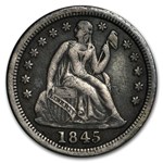 1845 Liberty Seated Dime XF