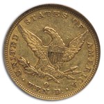 1845-O $10 Liberty Gold Eagle AU-53 NGC