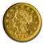 1845-O $2.50 Liberty Gold Quarter Eagle AU-58 NGC