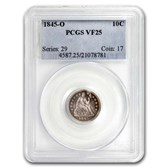 1845-O Liberty Seated Dime VF-25 PCGS
