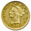 1846 $10 Liberty Gold Eagle AU-53 NGC (SS Republic)