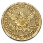 1846 $5 Liberty Gold Half Eagle AU-58 NGC (Small Date)