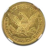 1846 $5 Liberty Gold Half Eagle MS-61 NGC (Large Date)