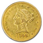 1846/5-O $10 Liberty Gold Eagle XF-45 PCGS