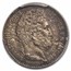 1846-A Kingdom of France AR 25 Centimes Louis-Philippe MS-63 PCGS