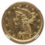 1846-D/D $5 Liberty Gold Half Eagle AU-55 NGC (VP-001)