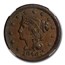 1846 Large Cent AU-58 NGC (Brown, Small Date)