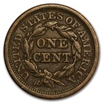 1846 Large Cent Medium Date VF