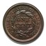 1846 Large Cent MS-63 NGC (Red/Brown, Small Date N-8)