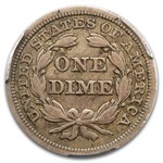 1846 Liberty Seated Dime VF-30 PCGS CAC