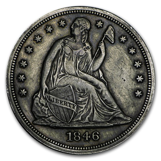 1846 Liberty Seated Dollar XF 1846 Liberty Seated Dollar XF