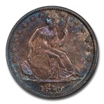 1846 Liberty Seated Half Dollar MS-64+ PCGS CAC (6/Horizontal 6)