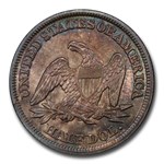 1846 Liberty Seated Half Dollar MS-64+ PCGS CAC (6/Horizontal 6)