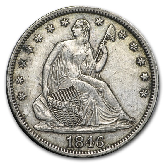 1846 Liberty Seated Half Dollar XF (Tall Date) 1846 Liberty Seated Half Dollar XF (Tall Date)