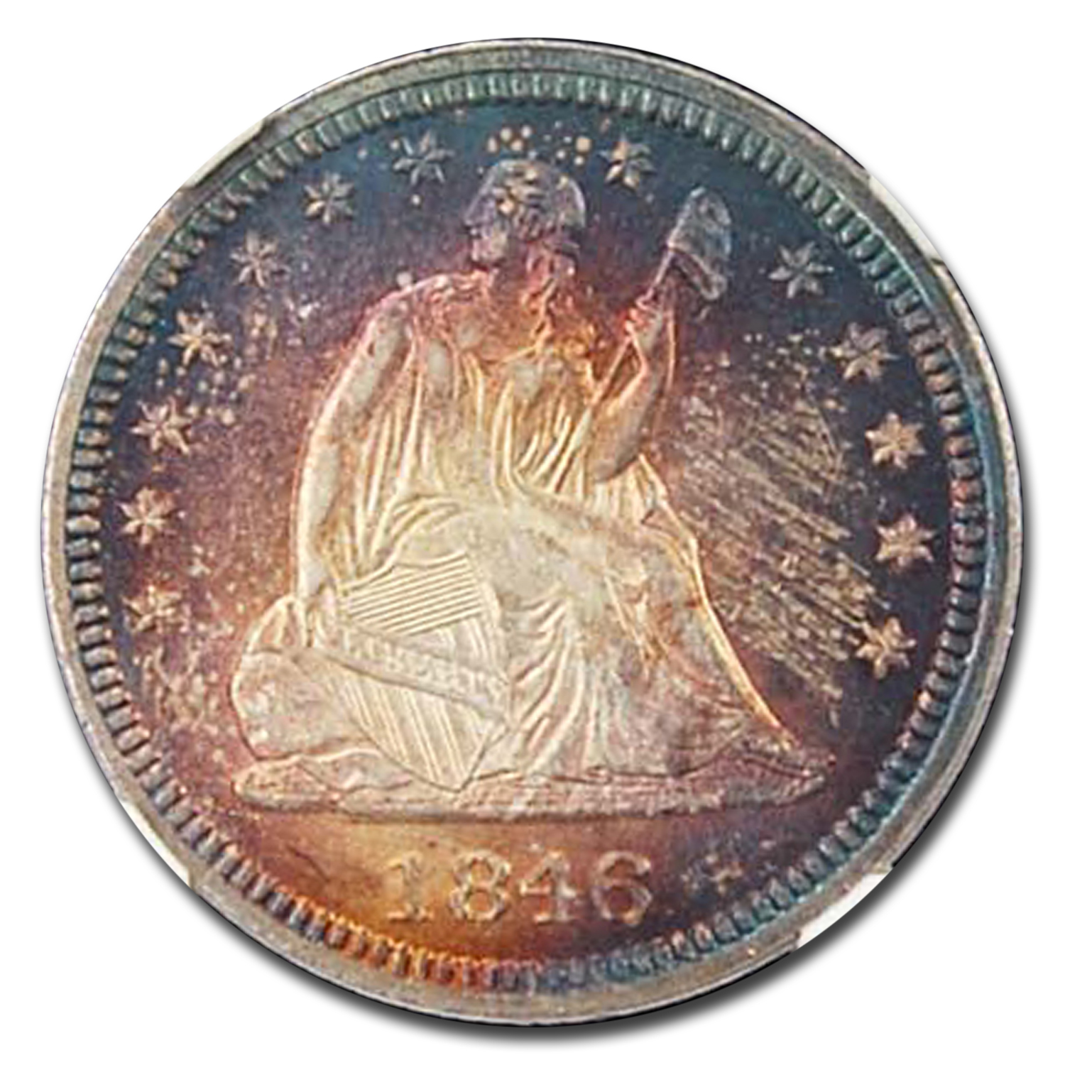 1846 (None) Phil Seated Liberty Quarter Value - APMEX