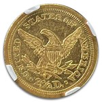 1846-O $2.50 Liberty Gold Quarter Eagle AU-55 NGC