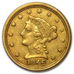 1846-O $2.50 Liberty Gold Quarter Eagle VF-35 PCGS