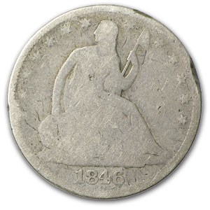 1846-O Liberty Seated Half Dollar AG (Counterstamped) 1846-O Liberty Seated Half Dollar AG (Counterstamped)