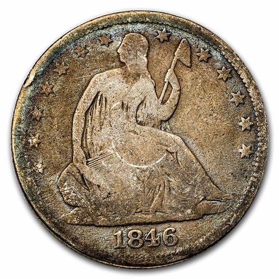 1846-O Liberty Seated Half Dollar Medium Date VG 1846-O Liberty Seated Half Dollar Medium Date VG