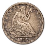 1846-O Liberty Seated Half Dollar Medium Date XF