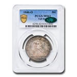 1846-O Liberty Seated Half Dollar MS-62 PCGS CAC (Tall Date)