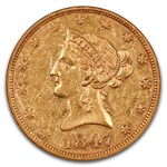 1847 $10 Liberty Gold Eagle AU-53 NGC