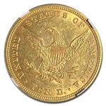 1847 $10 Liberty Gold Eagle AU-58 NGC