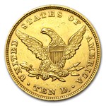 1847 $10 Liberty Gold Eagle AU