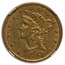 1847 $5 Liberty Gold Half Eagle AU-55 NGC