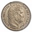 1847-A Kingdom of France AR 25 Centimes Louis-Philippe MS-62 PCGS