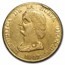 1847 Colombia Gold 16 Peso XF