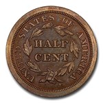 1847 Half Cent PR-65 CACG (Brown, Restrike)