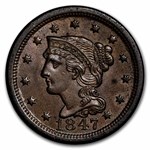 1847 Large Cent BU