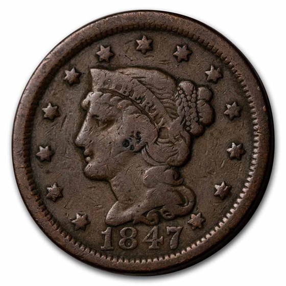 1847 Large Cent VG 1847 Large Cent VG