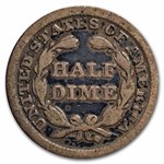 1847 Liberty Seated Half Dime VG