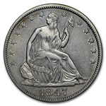 1847 Liberty Seated Half Dollar XF
