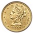 1847-O $10 Liberty Gold Eagle AU-55 NGC (SS Republic Doubled 1)