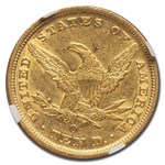 1847-O $10 Liberty Gold Eagle AU-58 NGC