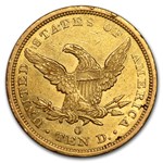 1847-O $10 Liberty Gold Eagle AU