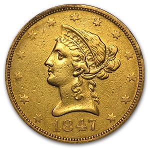 1847-O $10 Liberty Gold Eagle VF Details (Cleaned) 1847-O $10 Liberty Gold Eagle VF Details (Cleaned)